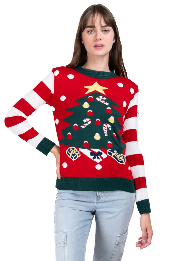 Suéter navideño árbol