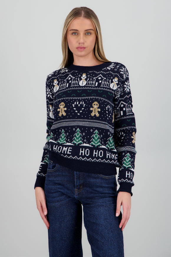 Suéter navideño galleta