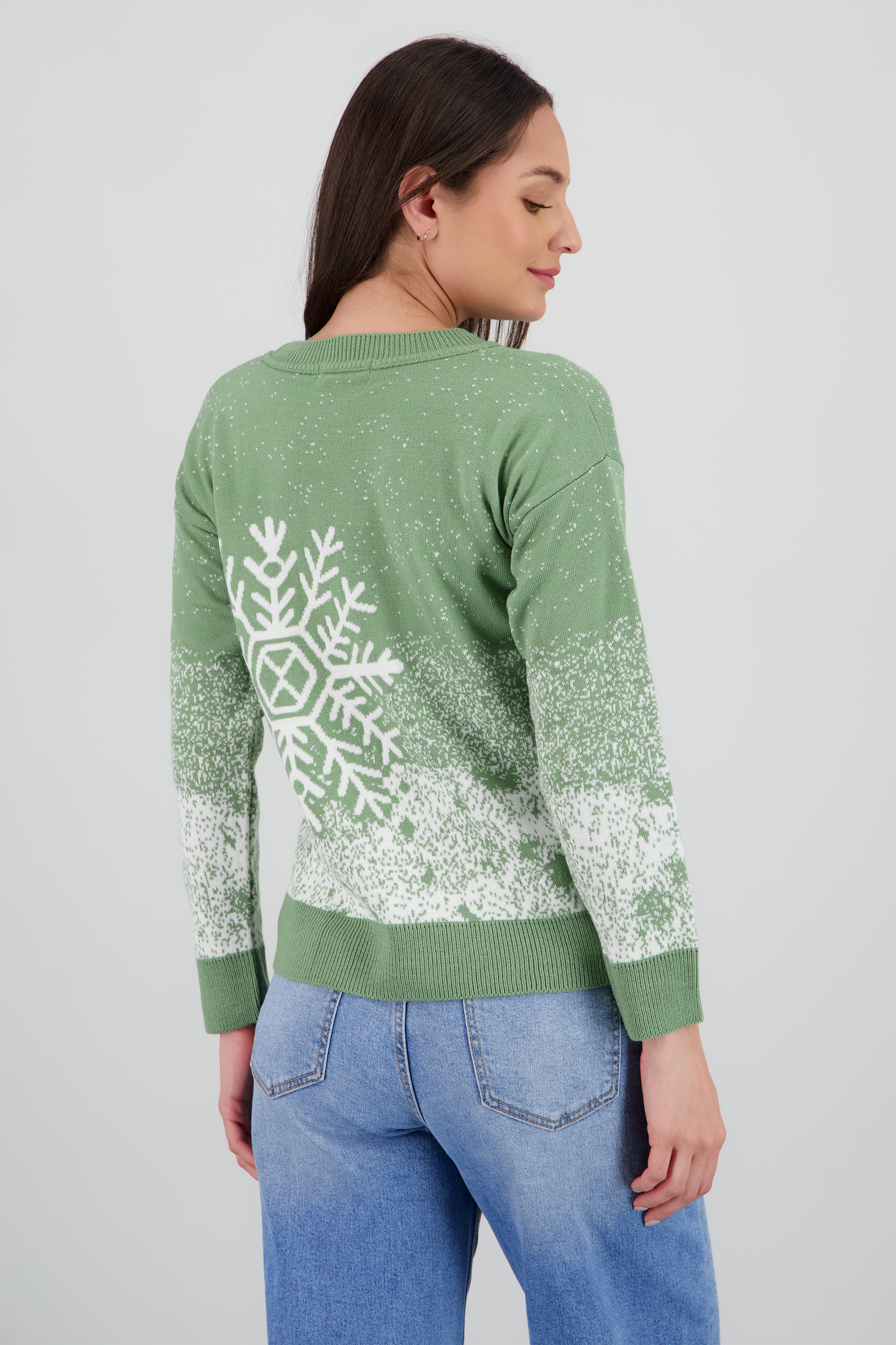 Suéter navideño copo nieve SAGE