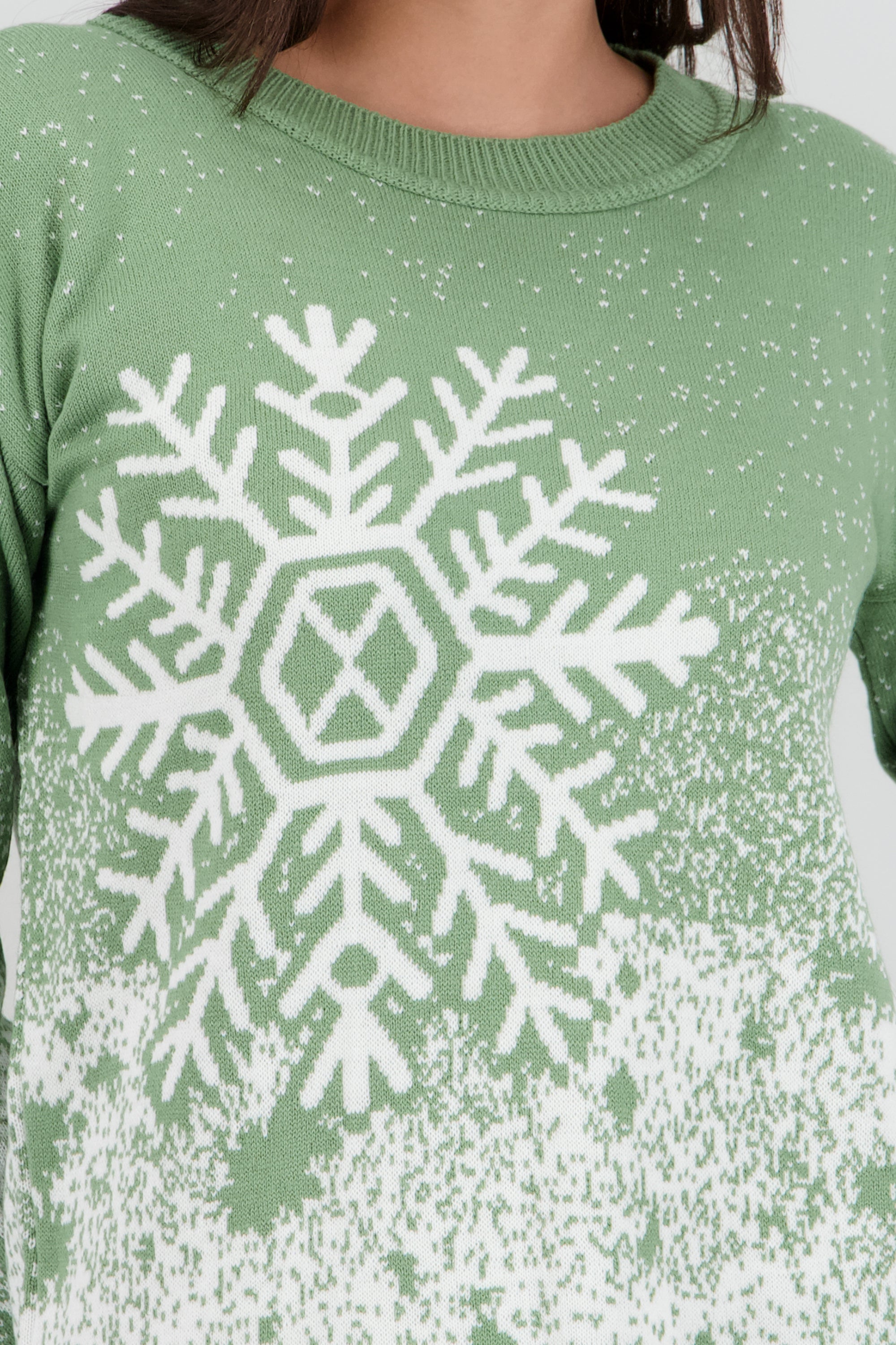 Suéter navideño copo nieve SAGE