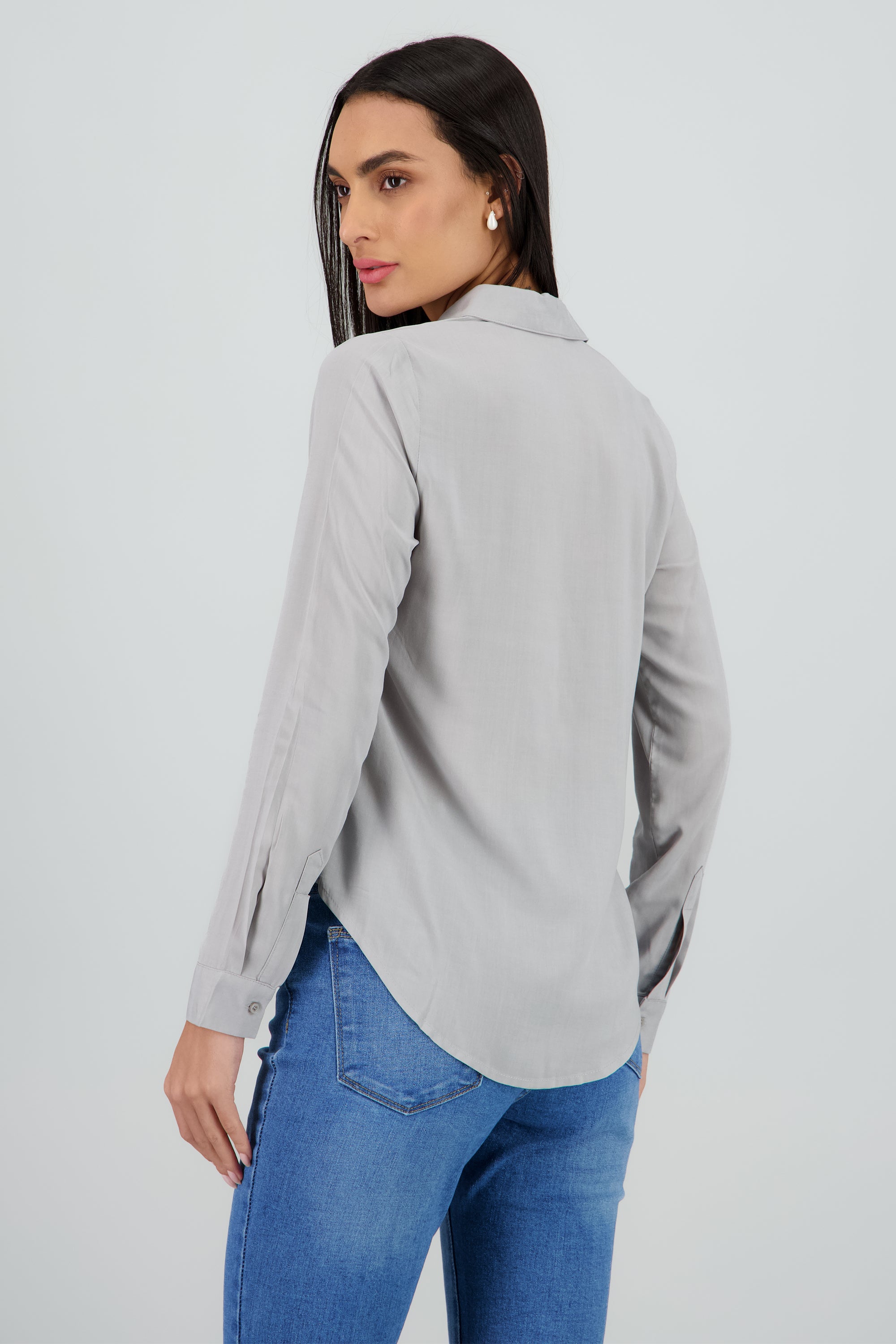 Camisa Bolsa GRIS CLARO