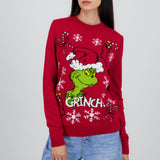 Suéter Grinch botas navideñas