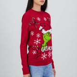 Suéter Grinch botas navideñas