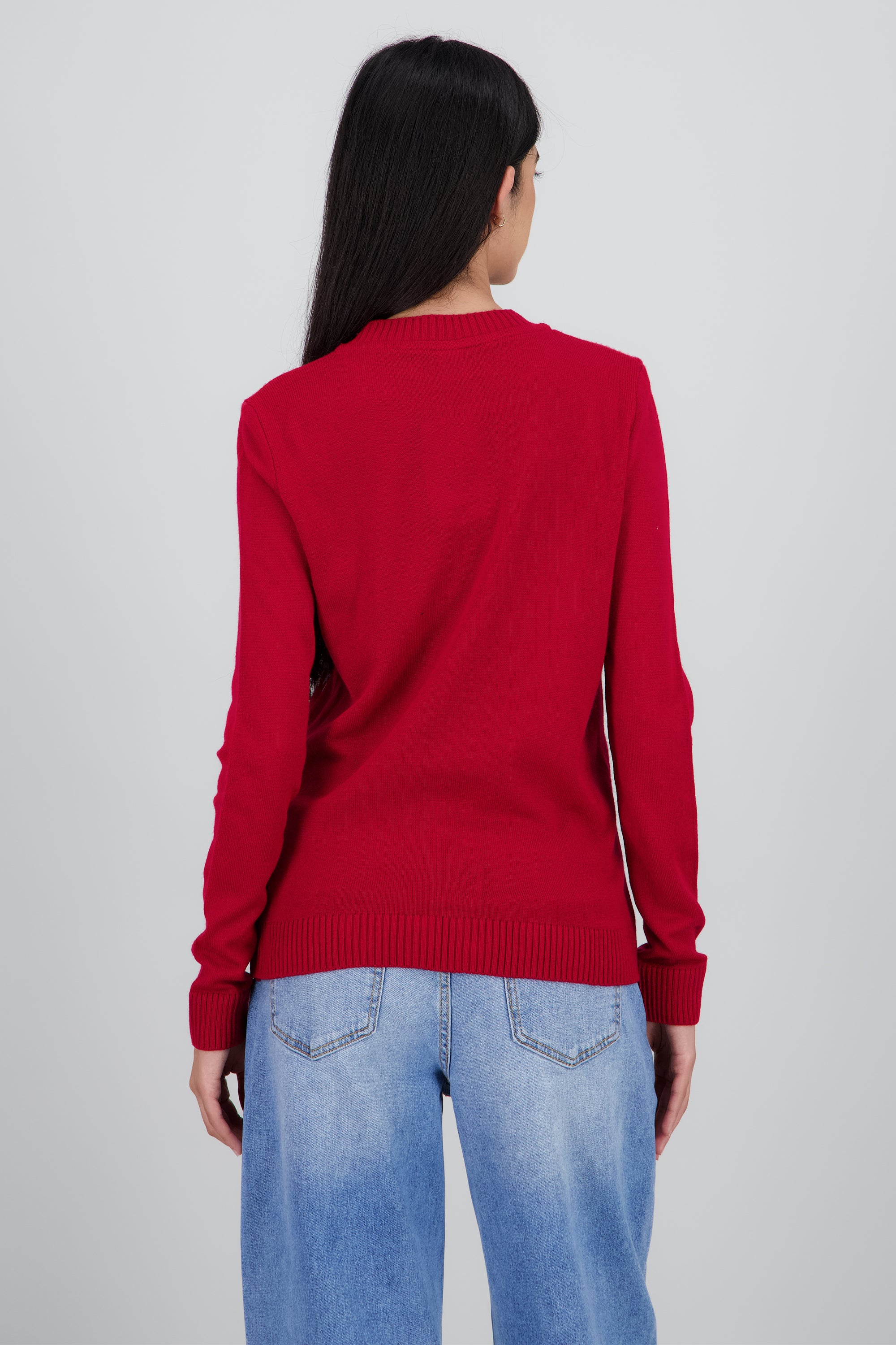 Suéter Grinch botas navideñas ROJO