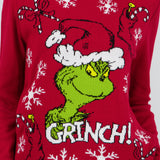 Suéter Grinch botas navideñas