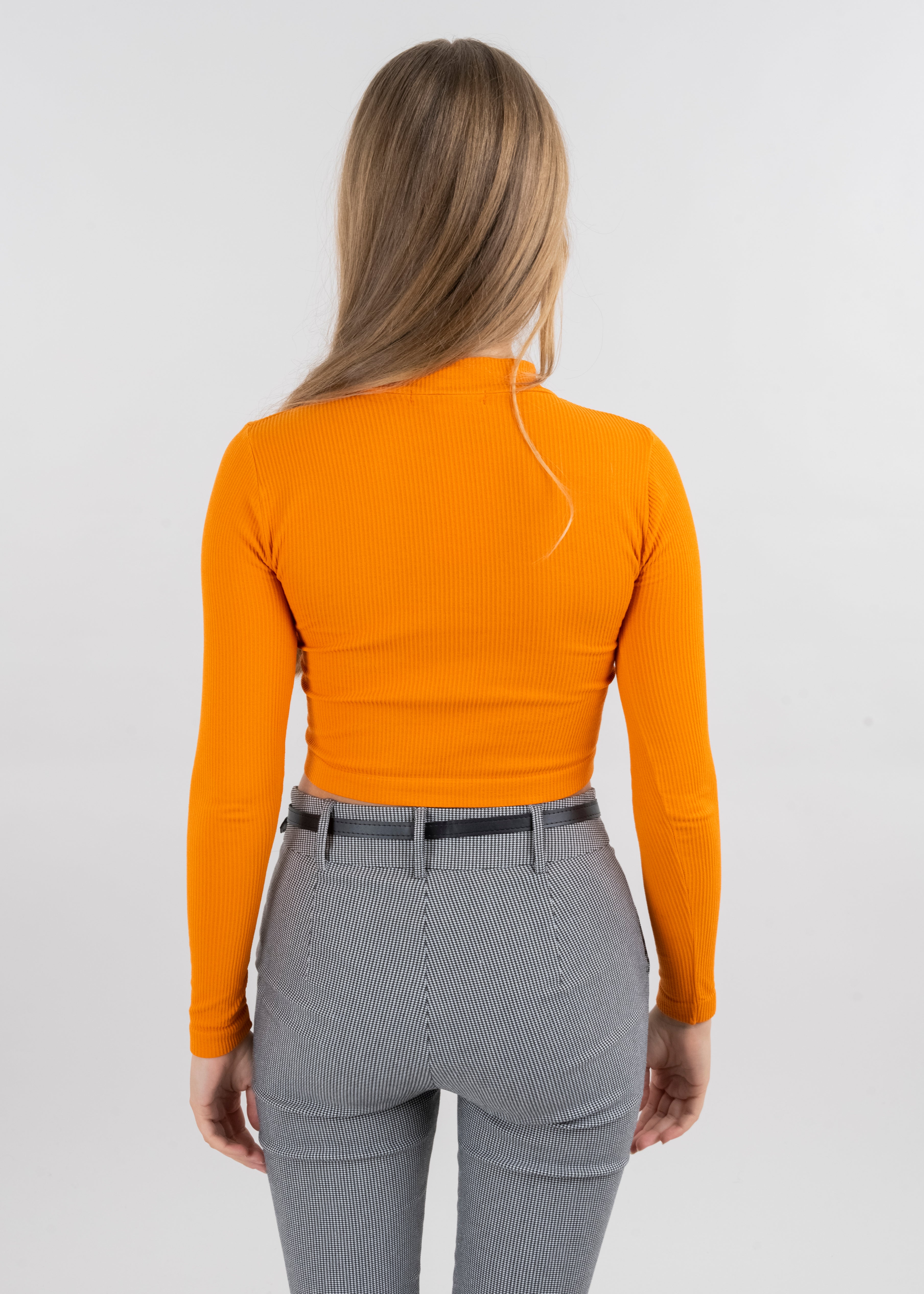 Top Acanalado NARANJA