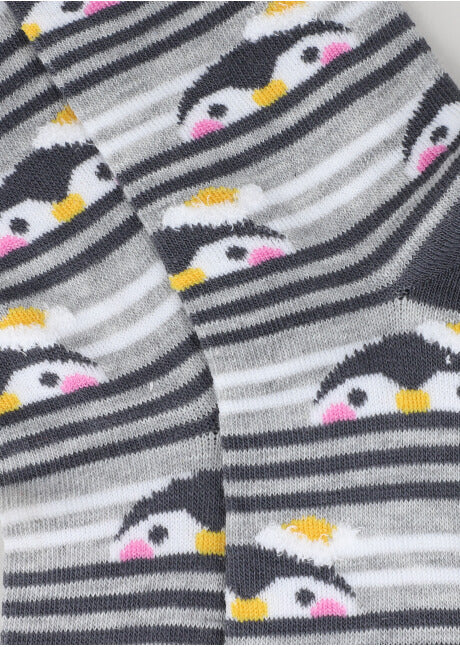 Calcetines pingüinos GRIS