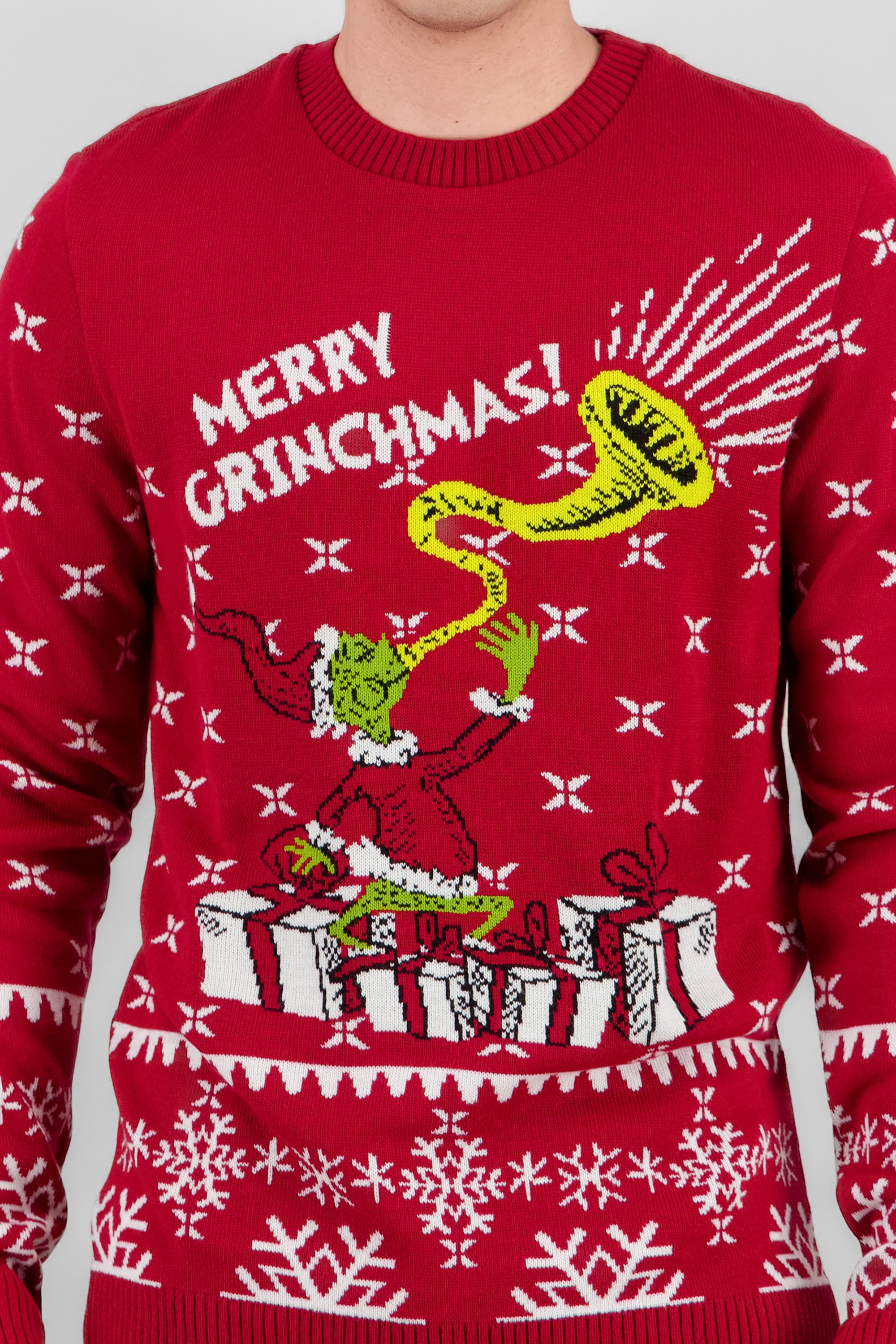 Suéter navideño Grinch ROJO