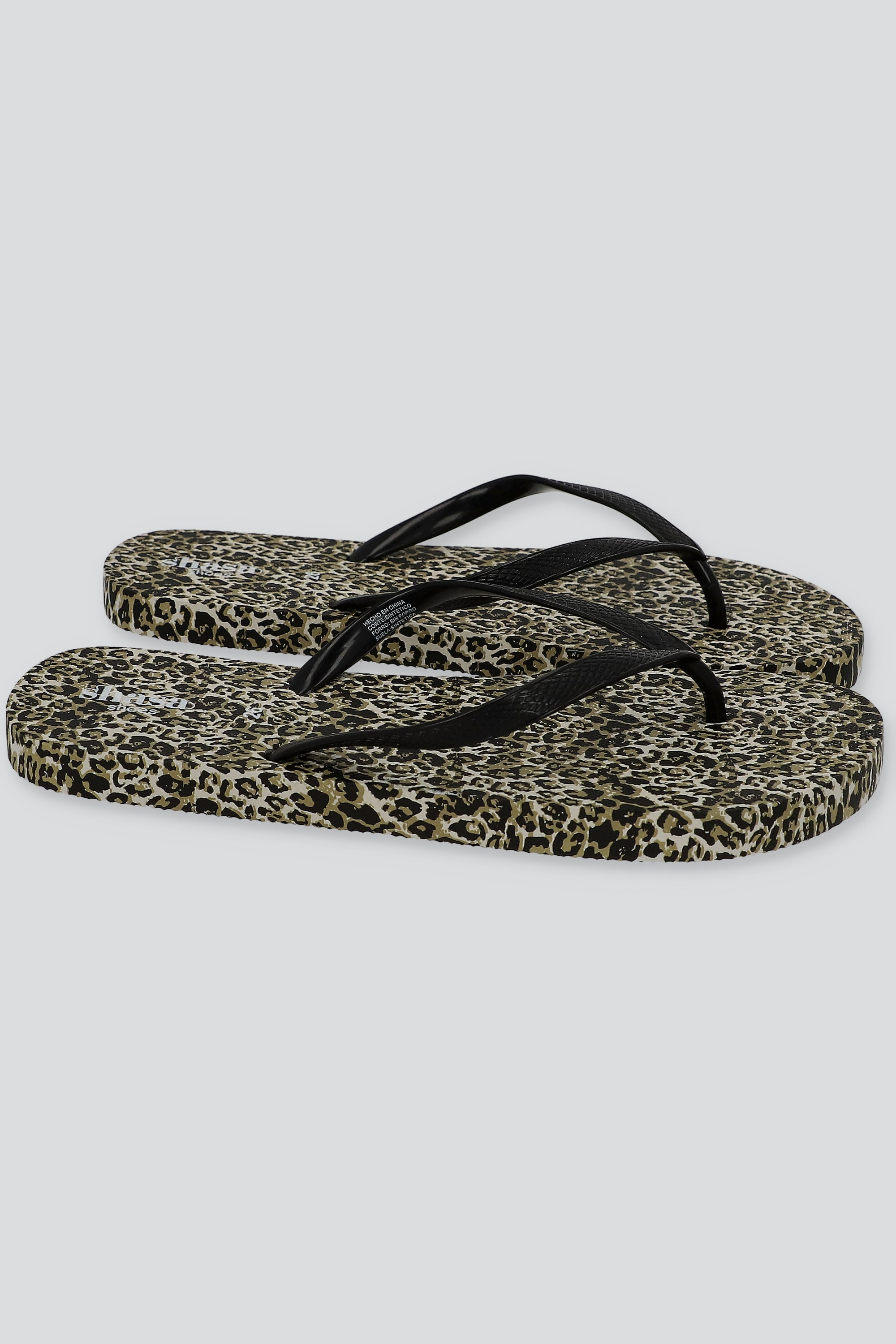 Flip flop animal print CAFE