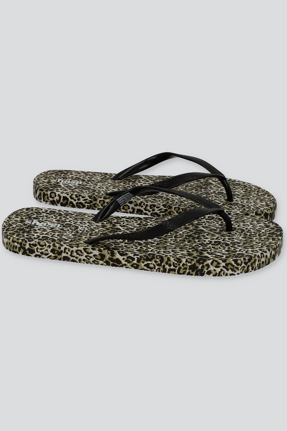 Flip flop animal print