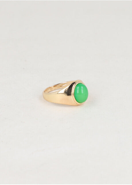 Anillo Ovalo Color VERDE