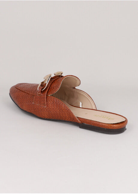 Loafer Mula Cadena TAN