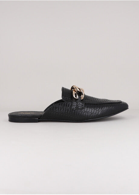 Loafer Mula Cadena NEGRO