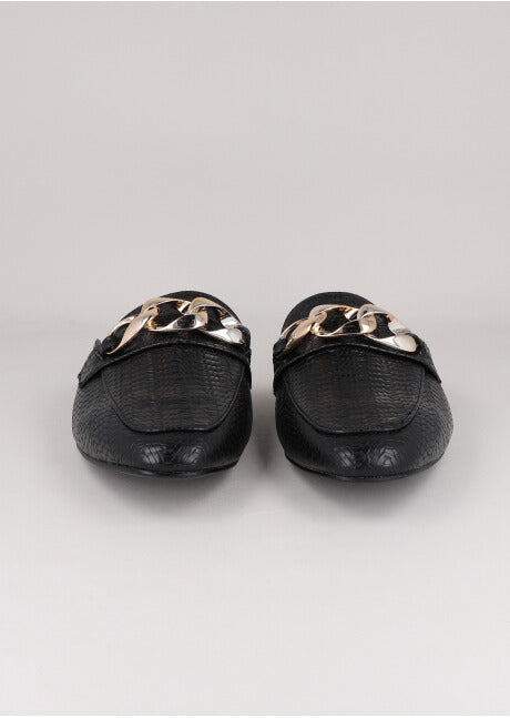 Loafer Mula Cadena NEGRO