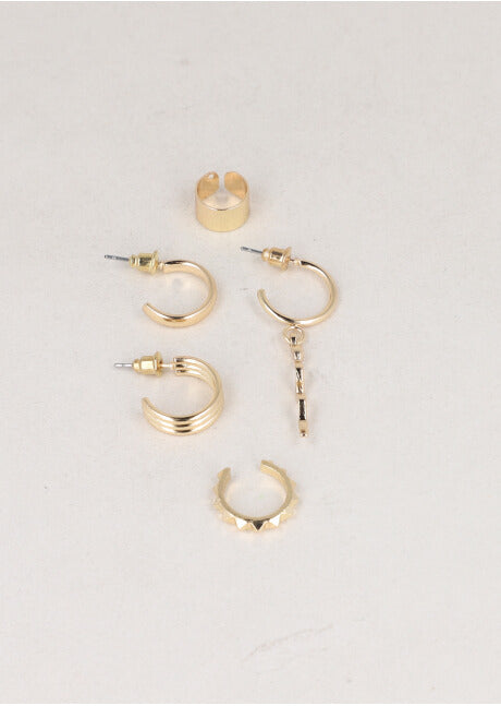 5 P Earcuff Serpiente ORO