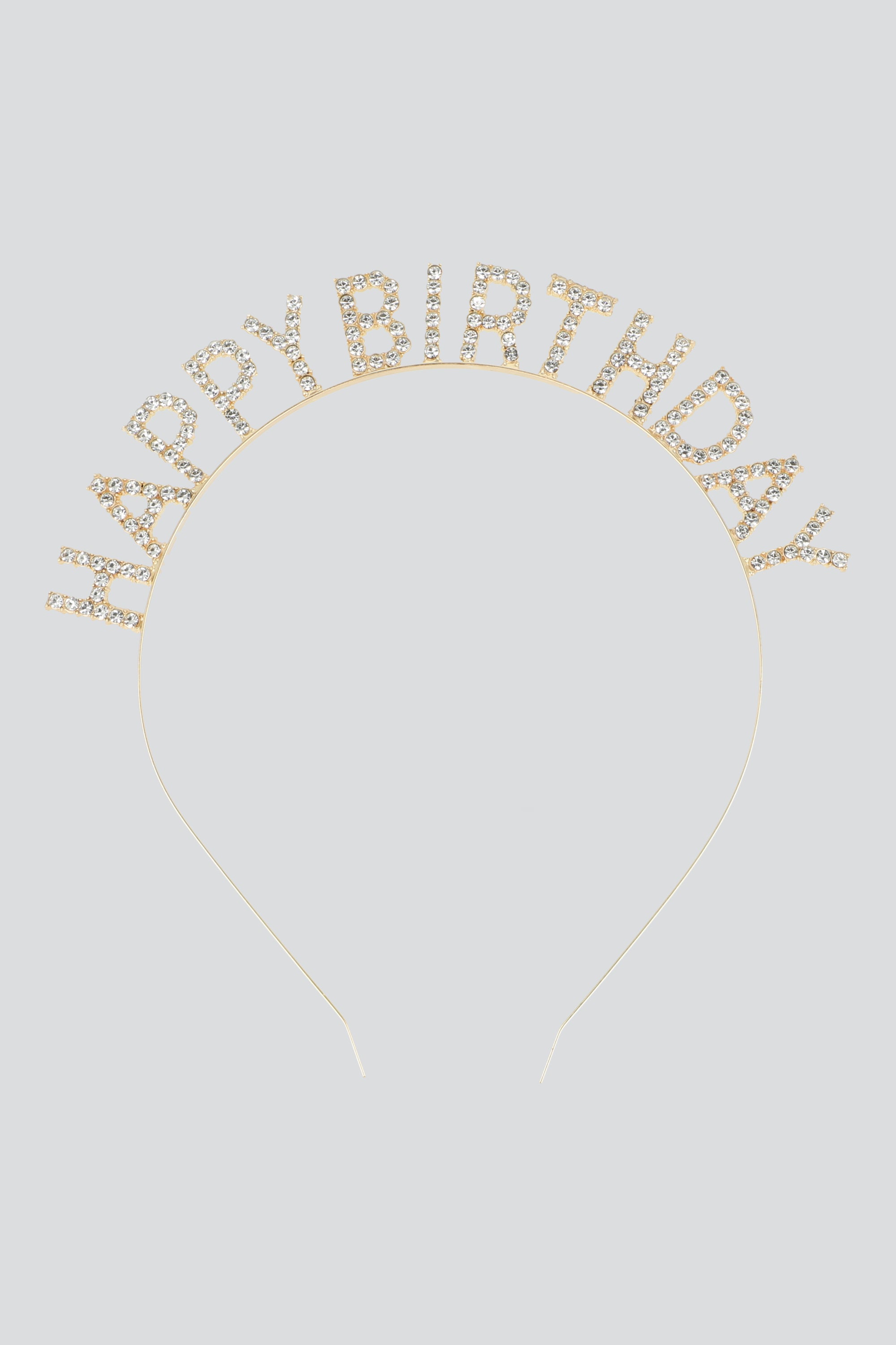 Diadema Happy Birthday ORO