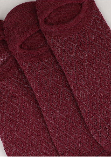 3 P Cubrepie Textura Rombos VINO