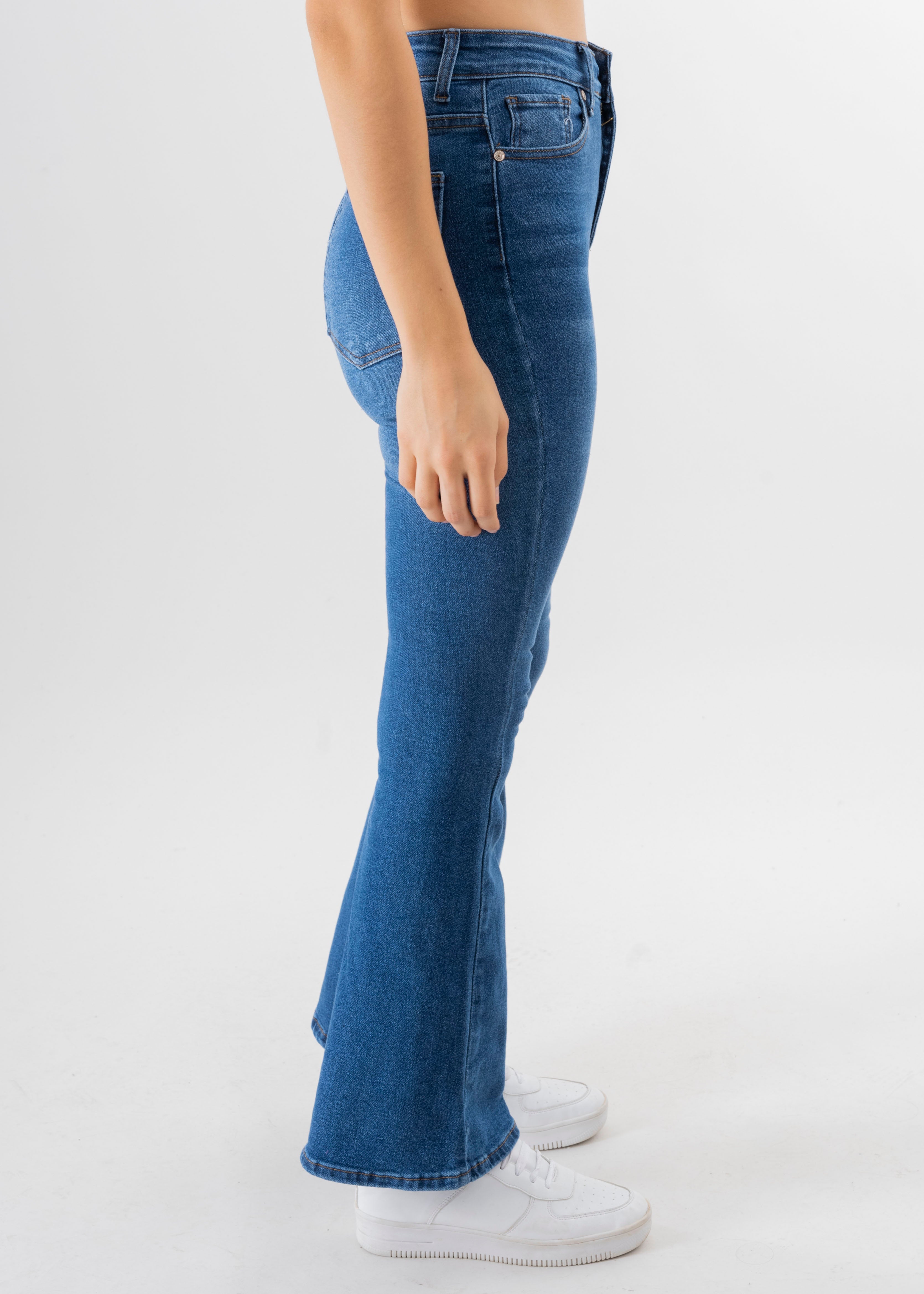 Jeans Flared Deslavado LIGHT WASH