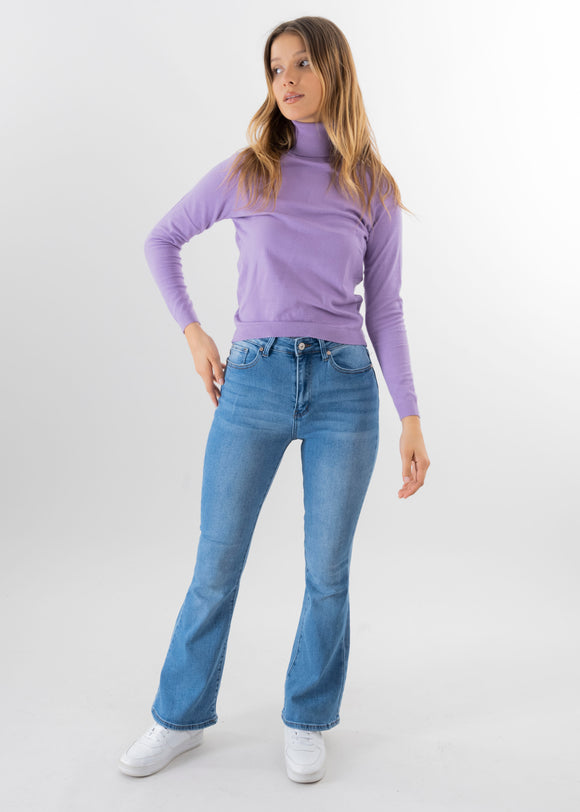 Jeans Flared Deslavado