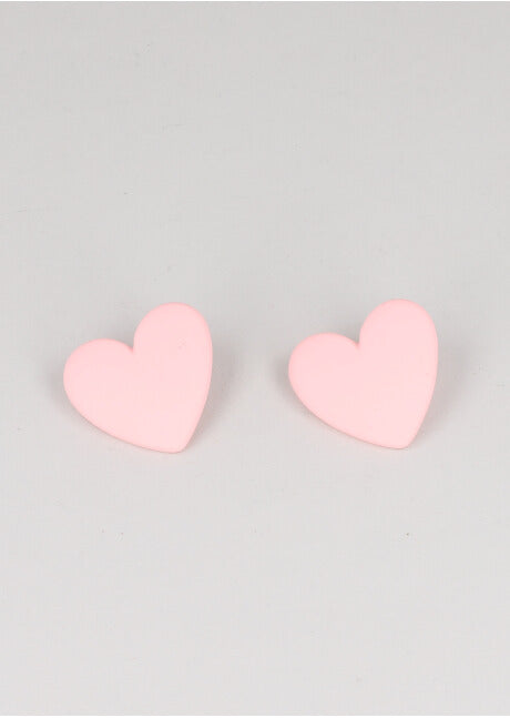 Aretes Stud Corazón ROSA