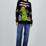 Suéter navideño unisex Reptar