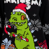 Suéter navideño unisex Reptar