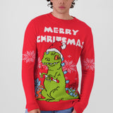 Suéter navideño unisex Reptar
