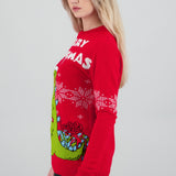 Suéter navideño unisex Reptar