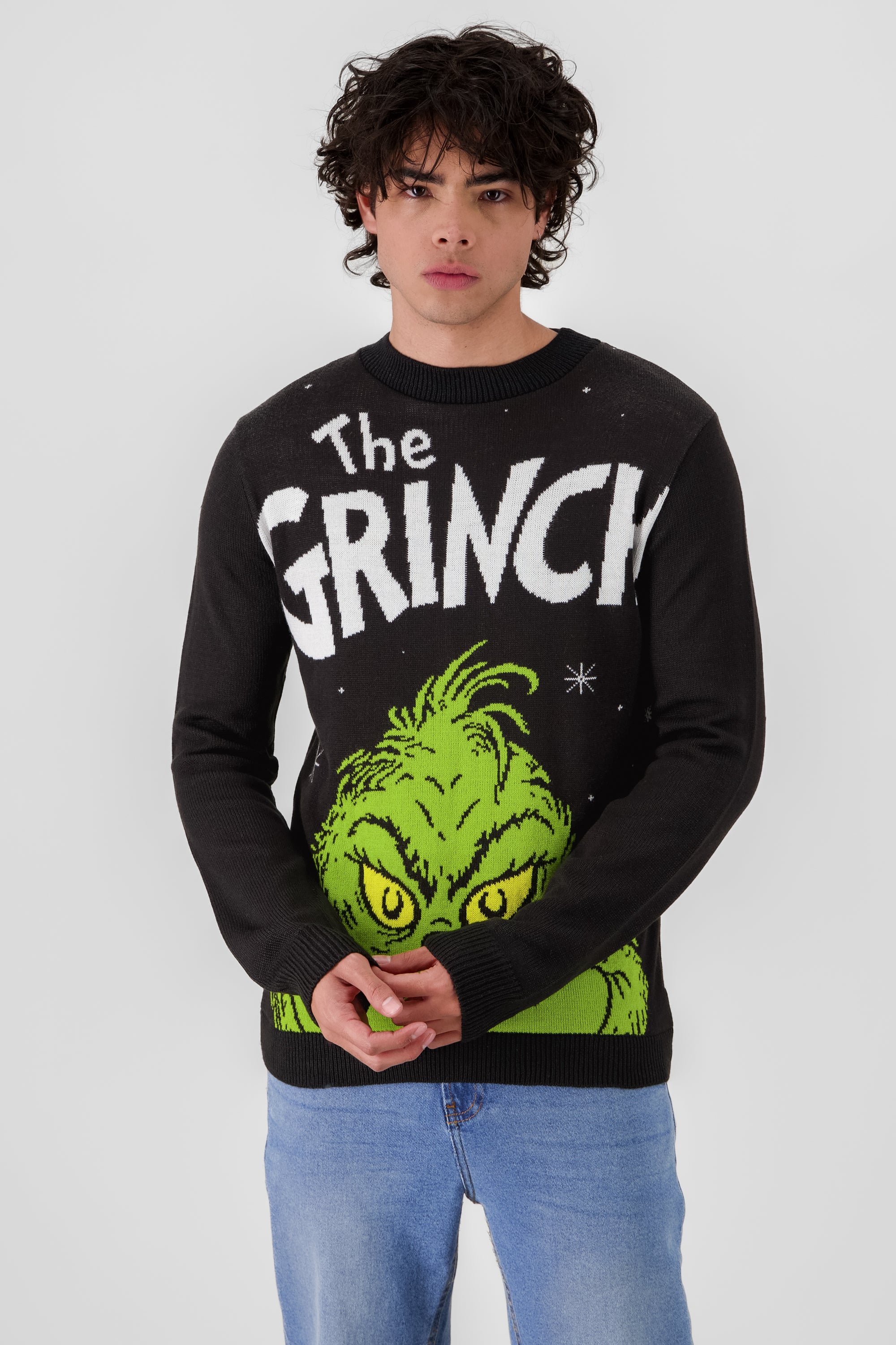 Suéter navideño The Grinch NEGRO