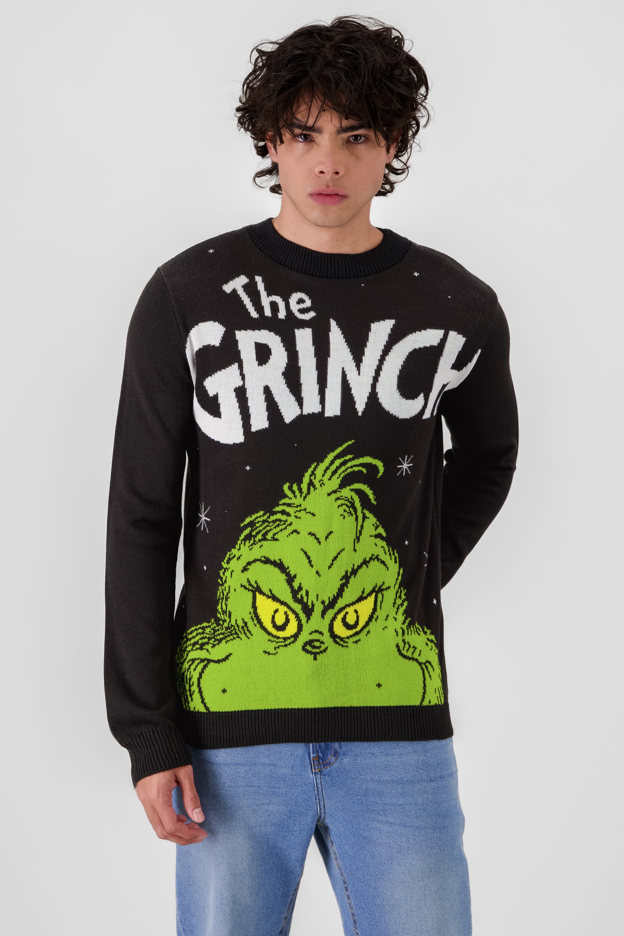 Suéter navideño The Grinch NEGRO