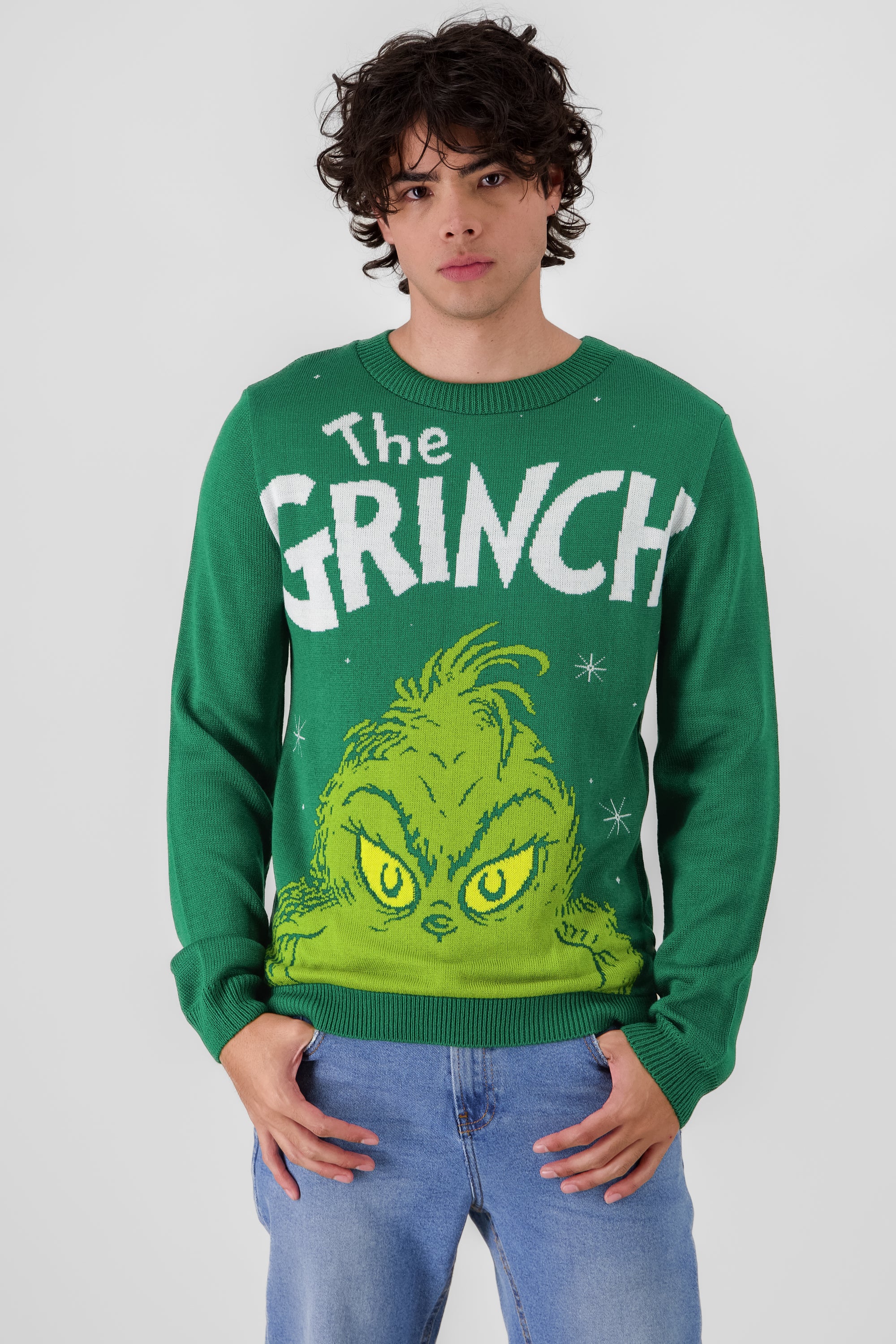 Suéter navideño The Grinch VERDE COMBO