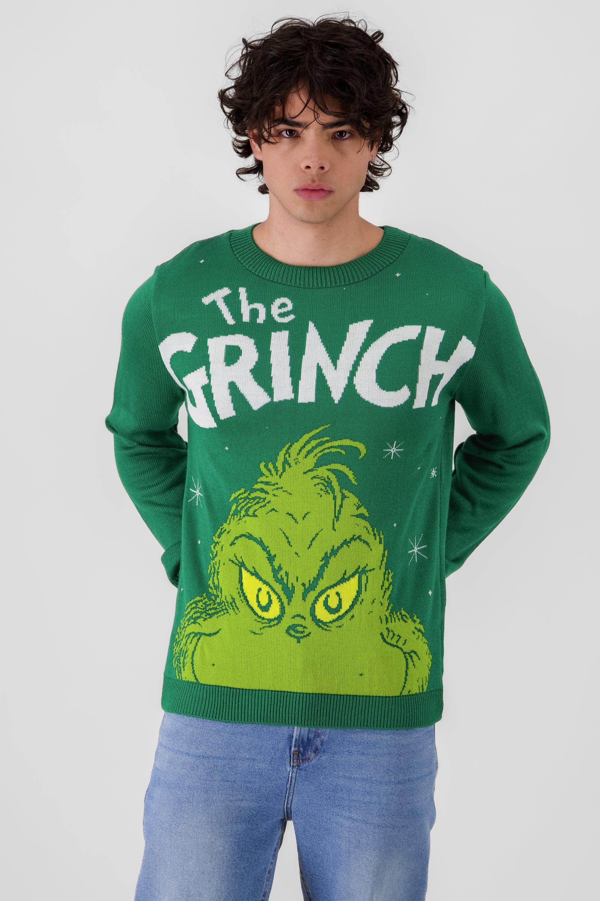 Suéter navideño The Grinch VERDE COMBO