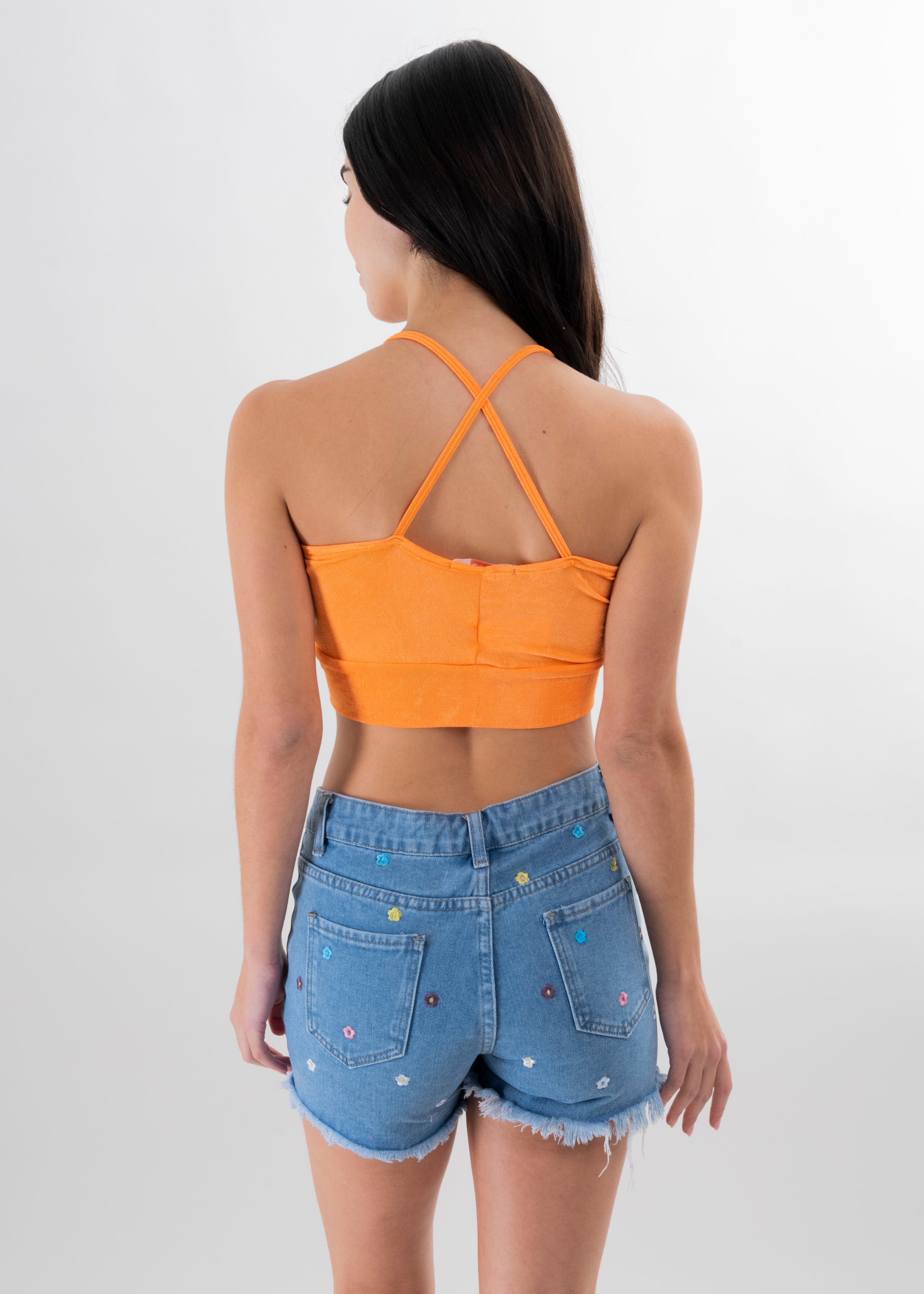 Top aro tirantes NARANJA