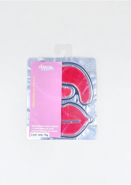 Set 2 Mascarilla Ojos Labios ROSA