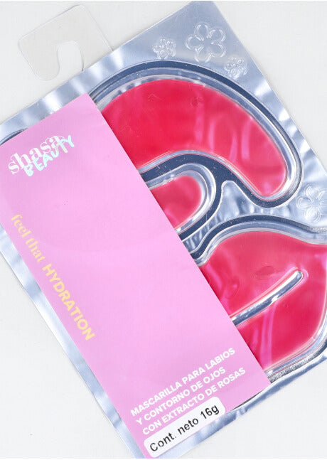 Set 2 Mascarilla Ojos Labios ROSA