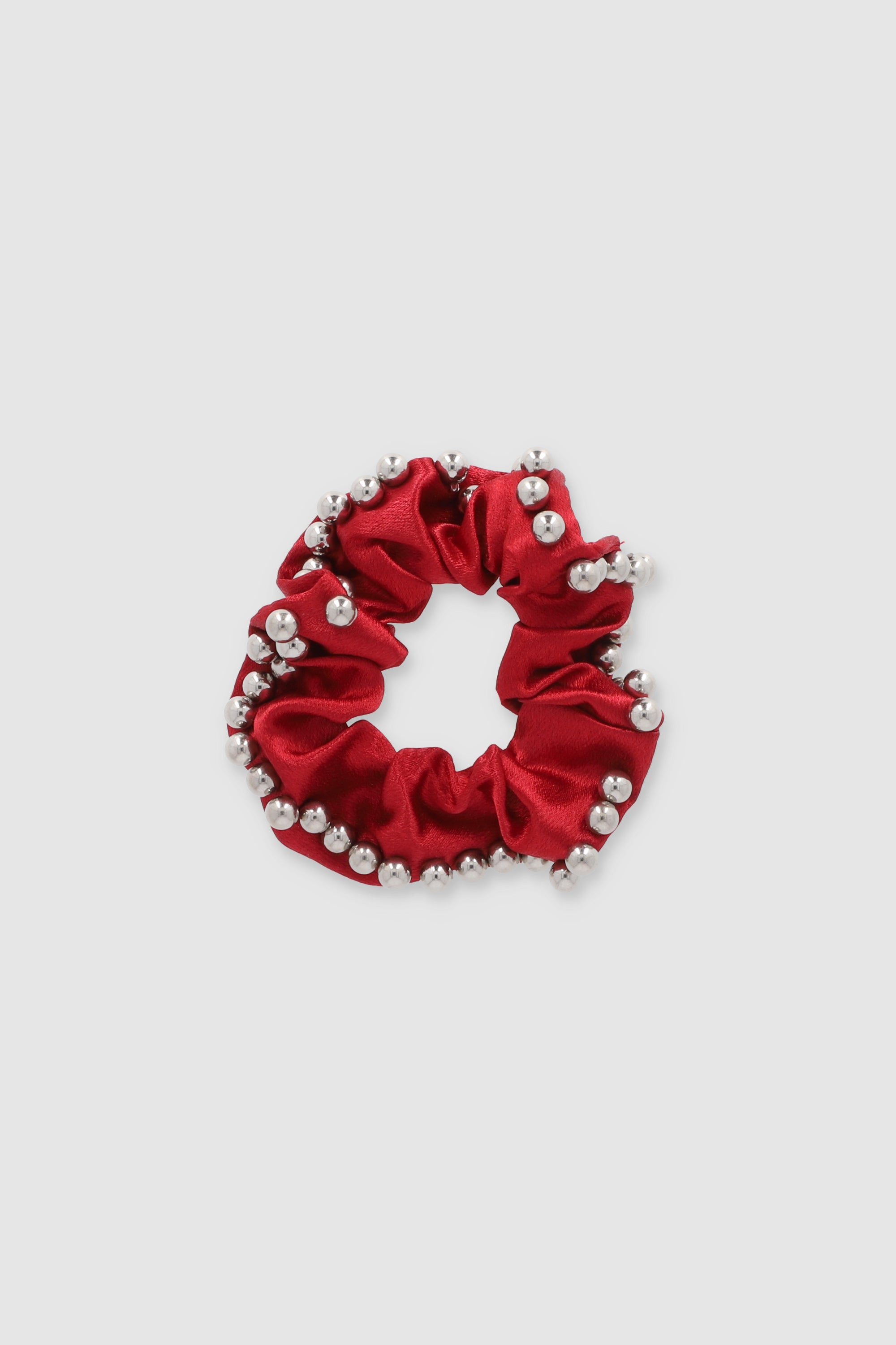 Scrunchie Bolas Metalicas VINO