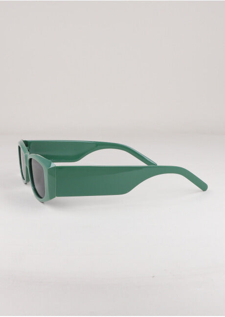 Lentes rectangulares pasta gruesa VERDE