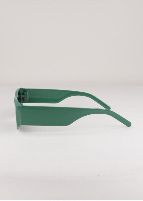 Lentes rectangulares pasta gruesa VERDE