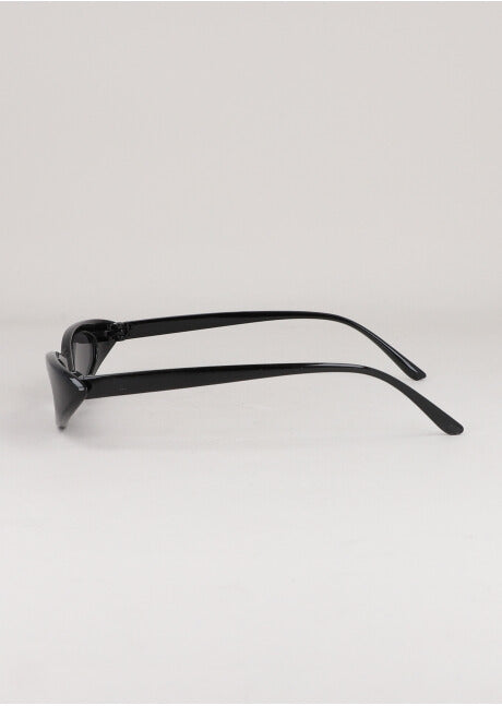 Lentes cat eye alargados NEGRO
