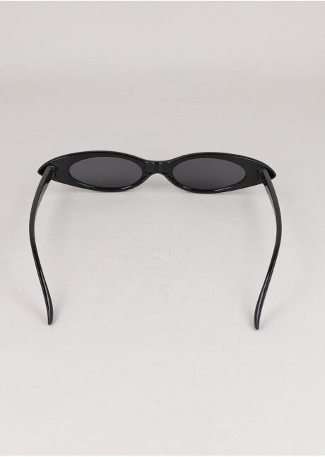 Lentes cat eye alargados NEGRO