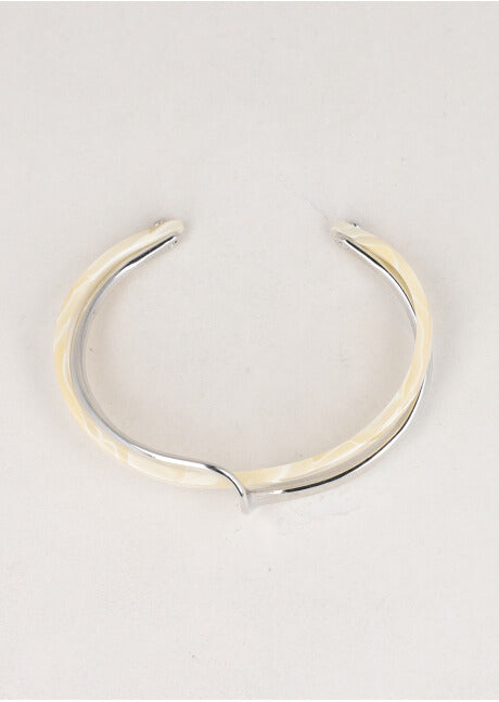 Cuff 2 Lineas Curva PLATA