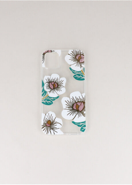 Funda I11 Xr Flores BLANCO