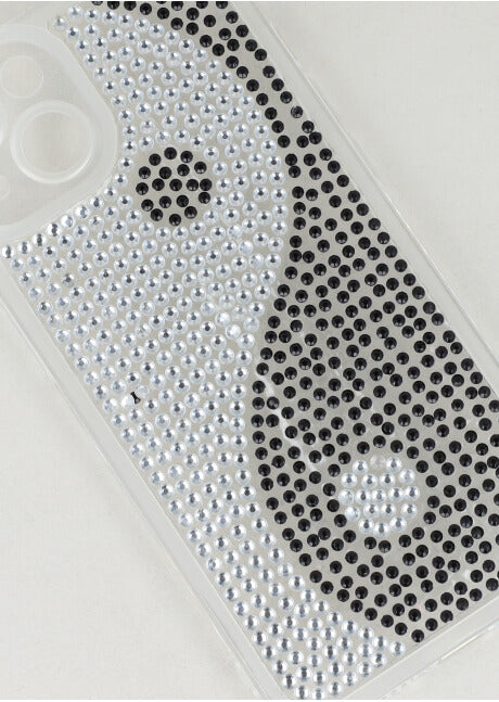 Funda i13 yin-yang brillos NEGRO BLANCO