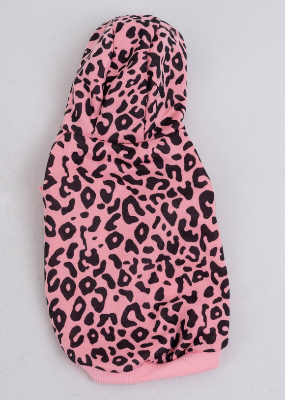 Hoodie para mascota animal print chico