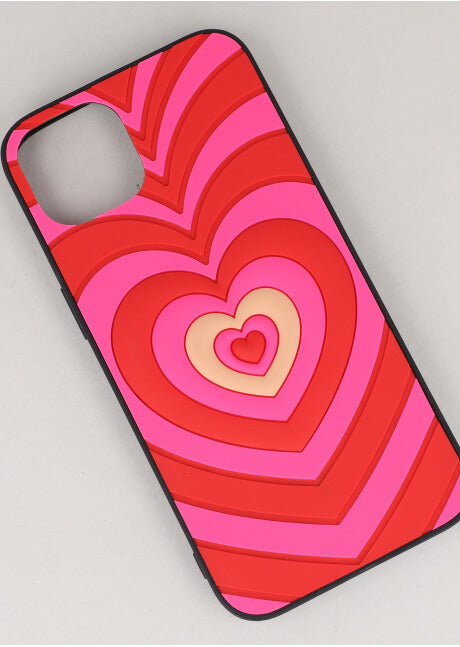 Funda corazón infinito i13 ROJO