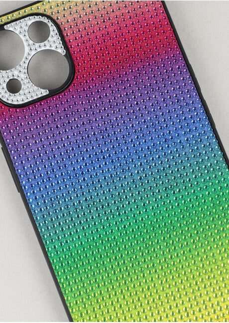 Funda brillos arcoíris