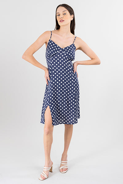 Vestido tirantes polka dots