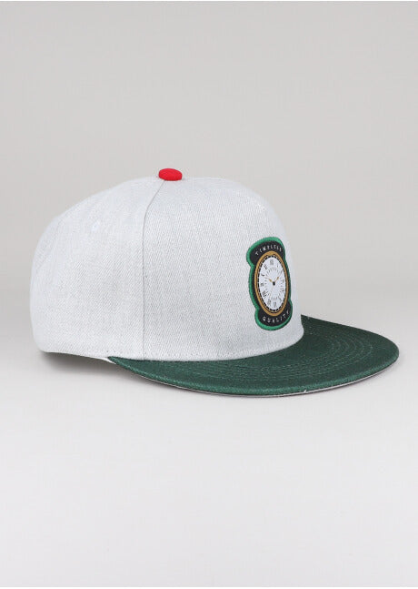 Gorra Plana Parche Reloj GRIS