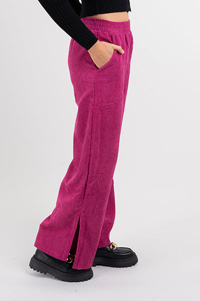Pantalón wide leg pana FIUSHA