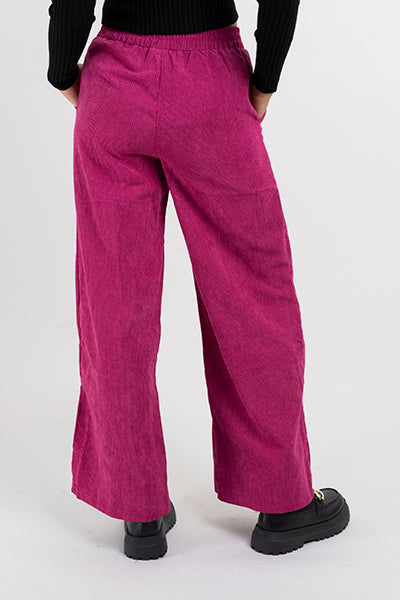 Pantalón wide leg pana FIUSHA